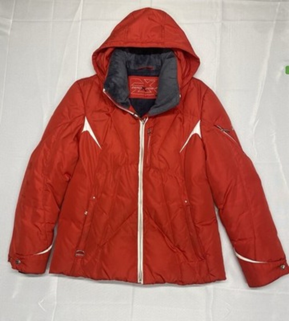 ZeroXposur Women’s Red Puffer Ski Jacket with Hood! Size Large
